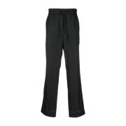 Straight Trousers Brioni , Black , Heren