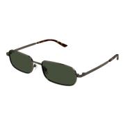 Gunmetal/Green Zonnebril Gg1457S Gucci , Black , Heren