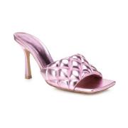 Roze hakmuiltjes sandalen vrouwen Bottega Veneta , Pink , Dames