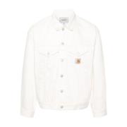 Denim Jackets Carhartt Wip , White , Heren