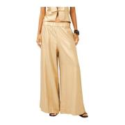 Wide Trousers Souvenir , Beige , Dames