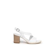 Witte Sandaal E410440D707 Nerogiardini , White , Dames