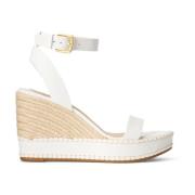 Witte Sandalen voor Vrouwen Ralph Lauren , Multicolor , Dames