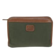 Pre-owned Canvas clutches Burberry Vintage , Green , Dames