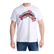 Witte T-shirts en Polos Sprayground , White , Heren