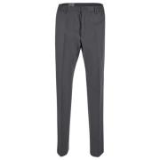 Slim-fit Trousers Tagliatore , Gray , Heren