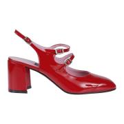 Rouge Slingback Sandalen Carel , Red , Dames