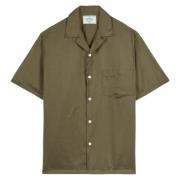 Short Sleeve Shirts Portuguese Flannel , Green , Heren