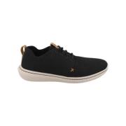 Urban Mix Zwarte Sneaker Mannen Clarks , Black , Heren