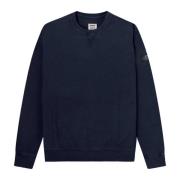 Deep Navy Sweatshirt Gastnewar0863 Ecoalf , Blue , Heren