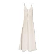 Mouwloze jurk Forte Forte , White , Dames