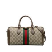 Pre-owned Fabric handbags Gucci Vintage , Beige , Dames