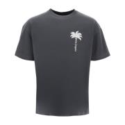 T-Shirts Palm Angels , Gray , Heren