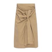 Katoenen rok Bottega Veneta , Beige , Dames