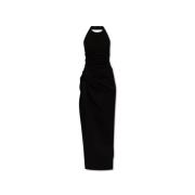 Mouwloze jurk Salvatore Ferragamo , Black , Dames