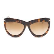 Doris zonnebril Tom Ford , Brown , Dames