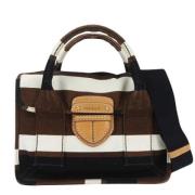 Pre-owned Canvas handbags Prada Vintage , Brown , Dames