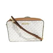 Pre-owned Cotton shoulder-bags Michael Kors Pre-owned , White , Dames