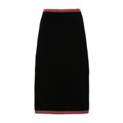 Midi Skirts Gucci , Black , Dames