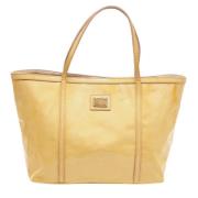 Pre-owned Leather totes Dolce & Gabbana Pre-owned , Yellow , Dames