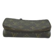 Pre-owned Canvas wallets Louis Vuitton Vintage , Brown , Dames