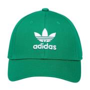 Groene Trefoil Baseball Cap Adidas Originals , Green , Unisex