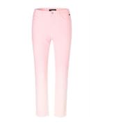 Sprayed Look Kick Flare Jeans Marc Cain , Pink , Dames