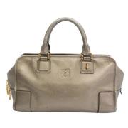 Pre-owned Leather handbags Loewe Pre-owned , Brown , Dames