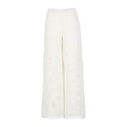 Wide Trousers D.Exterior , White , Dames
