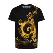 T-Shirts Versace Jeans Couture , Black , Heren