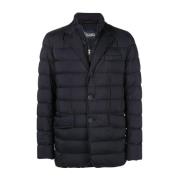 Winterjassen, Dubbellaagse Donsjas Herno , Black , Heren