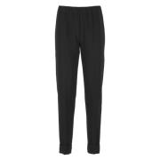 Tapered Trousers D.Exterior , Black , Dames