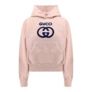 Hoodies Gucci , Pink , Dames