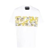 Barok Wit T-Shirt Versace Jeans Couture , White , Heren