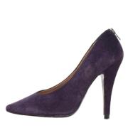 Pre-owned Velvet heels Chloé Pre-owned , Purple , Dames