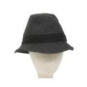 Pre-owned Canvas hats Gucci Vintage , Gray , Dames