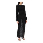 Maxi Dresses Alessandra Rich , Black , Dames