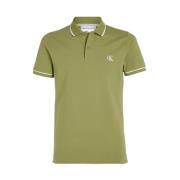 Polo Shirts Calvin Klein , Green , Heren