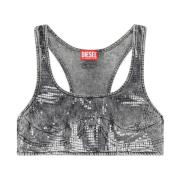 Sleeveless Tops Diesel , Gray , Dames