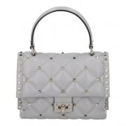 Pre-owned Leather handbags Valentino Vintage , Gray , Dames
