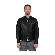 Leather Jackets The Jack Leathers , Black , Heren