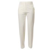 Straight Trousers Semicouture , Beige , Dames