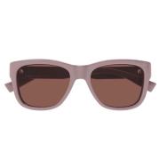 Ronde Vintage Stijl Zonnebril SL 674 Saint Laurent , Pink , Unisex