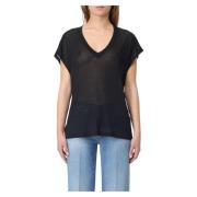 T-Shirts Dondup , Black , Dames