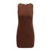 Dresses Saint Laurent , Brown , Dames