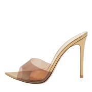 Pre-owned Fabric sandals Gianvito Rossi Pre-owned , Brown , Dames