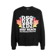 Casual Sweatshirt Dsquared2 , Black , Heren