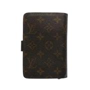 Pre-owned Coated canvas wallets Louis Vuitton Vintage , Brown , Dames