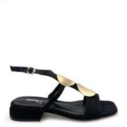 Flat Sandals Jeannot , Black , Dames