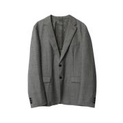 Pre-owned Fabric outerwear Prada Vintage , Gray , Heren